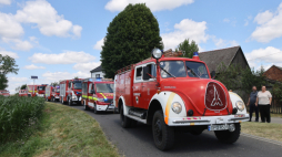 XVI Międzynarodowy Zlot Pojazdów Pożarniczych "Fire Truck" w Główczycach. Fot. PAP/Krzysztof Świderski