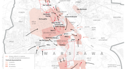 Powstanie Warszawskie. Infografika PAP/Adam Ziemienowicz, Maciej Zieliński