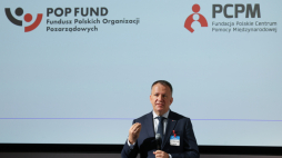 Prezes zarządu Fundacji PCPM Wojciech Wilk. Fot. PAP/Paweł Supernak