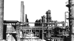 Hydrierwerke Pölitz, 1943 r. Źródło: /de.wikipedia