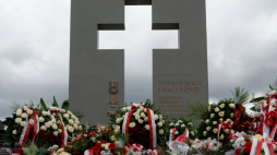 W Kamesznicy uroczystości dla upamiętnienia żołnierzy NSZ, ofiar operacji „Lawina”. Fot. IPN