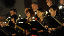 Polski Chór Kameralny podczas Festiwalu Wratislavia Cantans w 2009 r. Fot. PAP/Grzegorz Hawałej
