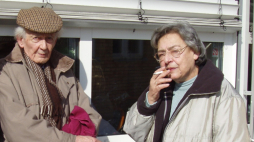 Spotkanie z Zygmuntem i Janiną Bauman na Uniwersytecie w Vaxjo. Fot. Jerzy Kociatkiewicz/https://commons.wikimedia.org/