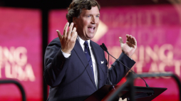 Tucker Carlson. Fot. PAP/EPA/Caroline Brehman