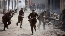 Plan filmowy filmu Jerzego Hoffmana "Bitwa Warszawska 1920" . Fot. PAP/G. Michałowski