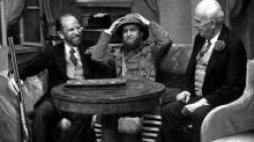 Jerzy Wasowski, Wiesław Michnikowski i Jeremi Przybora w "Kabarecie Starszych Panów"/Fot. PAP/CAF/E. Radoch