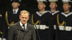 Premier Donald Tusk w czasie ochodów 72. rocznicy wybuchu II wojny światowej na Westerplatte. Fot. PAP/A. Warżawa