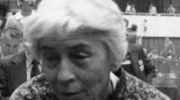Halina Mikołajska podczas Krajowego Zjazdu Delegatów NSZZ Solidarność w 1981 r. Fot. PAP/J. Uklejewski