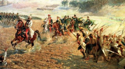 Fragment malowidła Panoramy Racławickiej. Fot. PAP/A. Hawalej