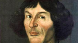 Portret Mikołaja Kopernika (1580) z Sali Mieszczańskiej w Ratuszu Staromiejskim w Toruniu. Fot. Wikipedia