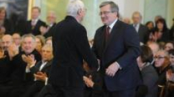 Mikołaj Grabowski i prezydent Bronisław Komorowski. Fot. PAP/J. Turczyk