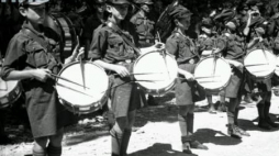 Obóz harcerzy krakowskich w Rymanowie. Lipiec 1937 r. Fot. NAC