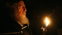 Naczelny Rabin Galicji Edgar Gluck w synagodze Tempel w Krakowie. Fot. PAP/J. Bednarczyk