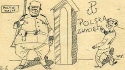 "Uśmiech Warszawy" - rys. Henryk Chmielewski, 1943