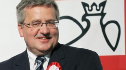 Prezydent Bronisław Komorowski podczas spotkania z Polonią. Warszawa, 02.05.2012. Fot. PAP/R. Pietruszka