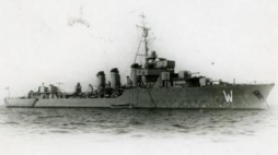 Kontrtorpedowiec (niszczyciel) ORP „Wicher”. Fot. CAW