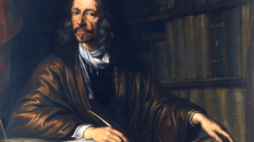 Jan Heweliusz na obrazie Daniela Schultza 1677. Fot. Wikimedia Commons
