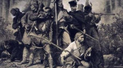 Artur Grottger - "Bitwa" z cyklu "Polonia". Fot. Wikimedia Commons