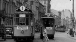Tramwaje na ulicy Warszawy. Źródło: DSH