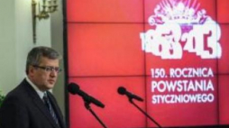 Prezydent podczas inauguracji ogólnopolskich obchodów 150. rocznicy Powstania Styczniowego. Fot. PAP/J. Kamiński