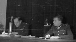 Proces pokazowy III Zarządu Zrzeszenia Wolność i Niezawisłość. Warszawa, 1947.12. Fot. PAP