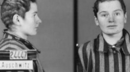 Fotografia obozowa Anny Hinel. Źródło: Państwowe Muzeum Auschwitz-Birkenau