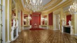 Sala Tronowa na Zamku Królewskim w Warszawie. Źródło: Archiwum Zamku Królewskiego w Warszawie.  