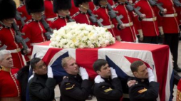 Uroczystości żałobne byłej premier Wielkiej Brytanii Margaret Thatcher. Katedra św. Pawła w Londynie. Fot. PAP/EPA 