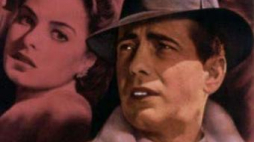 Plakat do filmu "Casablanca" (USA, 1942) z Humphreyem Bogartem i Ingrid Bergman. Fot. PAP/EPA