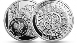 "Denar Bolesława Chrobrego”. Źródło: NBP