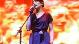 Katarzyna Groniec podczas koncertu. Fot.PAP/R.Guz 