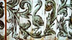 Ozdobne deski pałacu w Sztynorcie. Źródło: Niemiecko Polska Fundacja Ochrony Zabytków Kultury