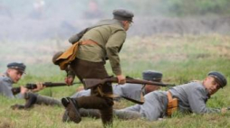 Rekonstrukcja Bitwy Warszawskiej 1920 r. Fot. PAP/P. Supernak