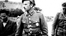 Mjr Zygmunt Szendzielarz "Łupaszka", wachm. Wacław Beynar "Orszak" i por. Jerzy Jezierski "Stefan". Fot. IPN