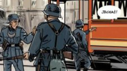 Jedna z plansz komiksu. Źródło: Fundacja Animacja