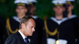 Premier Donald Tusk na Westerplatte. Fot. PAP/A. Warżawa
