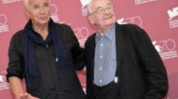 Janusz Głowacki i Andrzej Wajda. Fot. PAP/EPA