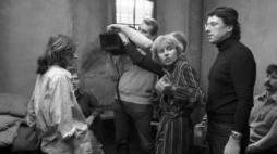Zdjęcie z planu filmu "Przesłuchanie". Fot.PAP/W.Rozmysłowicz