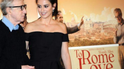 Woody Allen i Penelope Cruz na światowej premierze filmu „Zakochani w Rzymie”. Fot. PAP/EPA
