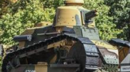 Odrestaurowany czołg Renault FT-17. Fot. PAP/J. Kamińskki