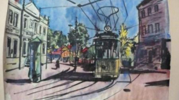Bernhard Kretschmar "Strassenbahn". Fot. PAP/EPA