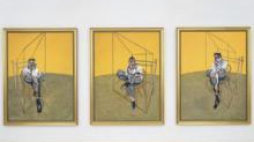 Francis Bacon  "Trzy studia do portretu Luciana Freuda". Fot. PAP/EPA/Christies handout