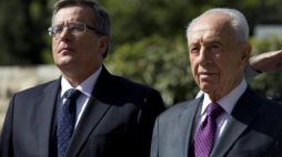 Prezydent RP Bronisław Komorowski i prezydent Izraela Szimon Peres. Fot. PAP/J. Turczyk
