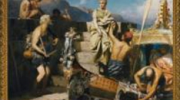 Henryk Siemiradzki "Żebrzący Rozbitek". Źródło: Dom Aukcyjny Sotheby's; www.sothebys.com