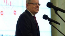 Lekcję historii poprowadził prof. Tomasz Nałęcz. Fot. PAP/J. Turczyk
