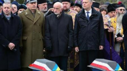 Uroczystości pogrzebowe we Włodzimierzu Wołyńskim. Fot. mjr Robert Siemaszko/DPI MON