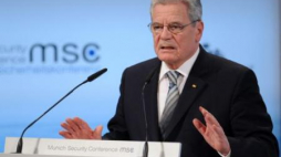 Prezydent Niemiec Joachim Gauck podczas 50. Monachijskiej Konferencji Bezpieczeństwa. Fot. PAP/EPA