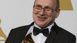 Włodek Pawlik podczas ceremonii wręczania nagród Grammy. Fot. PAP/EPA
