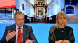 Minister Bogdan Zdrojewski oraz wicepremier  Elżbieta Bieńkowska. Fot. PAP/R. Pietruszka