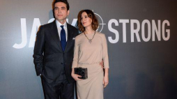 Maja Ostaszewska i Marcin Dorociński podczas premiery filmu "Jack Strong". Fot. PAP/S. Leszczyński